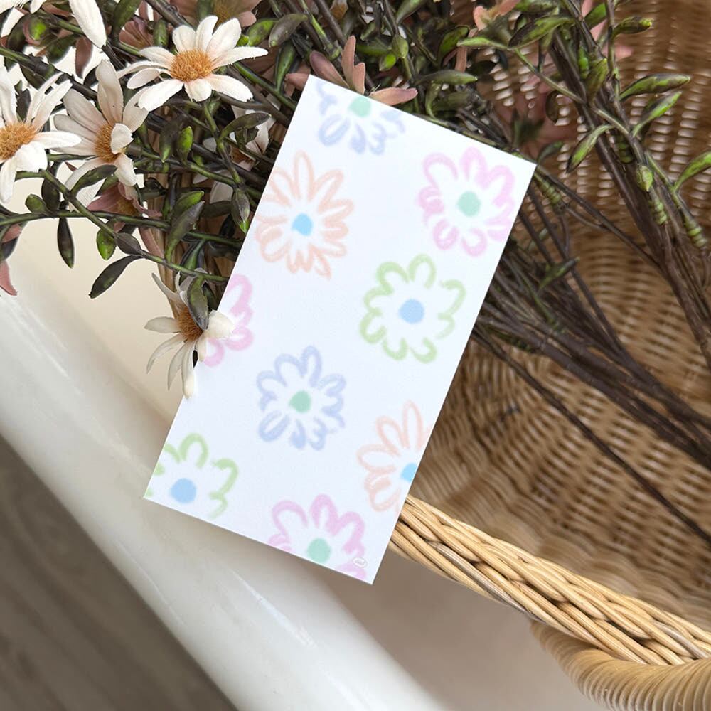ハムリーマーケット　メモ帳 i mean it】spring time memo メモ帳 | 韓国文具・雑貨 kaulcoffee.studio