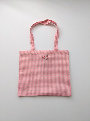 Last 1- Tote Bag - Vichy Rose / Emile et Ida