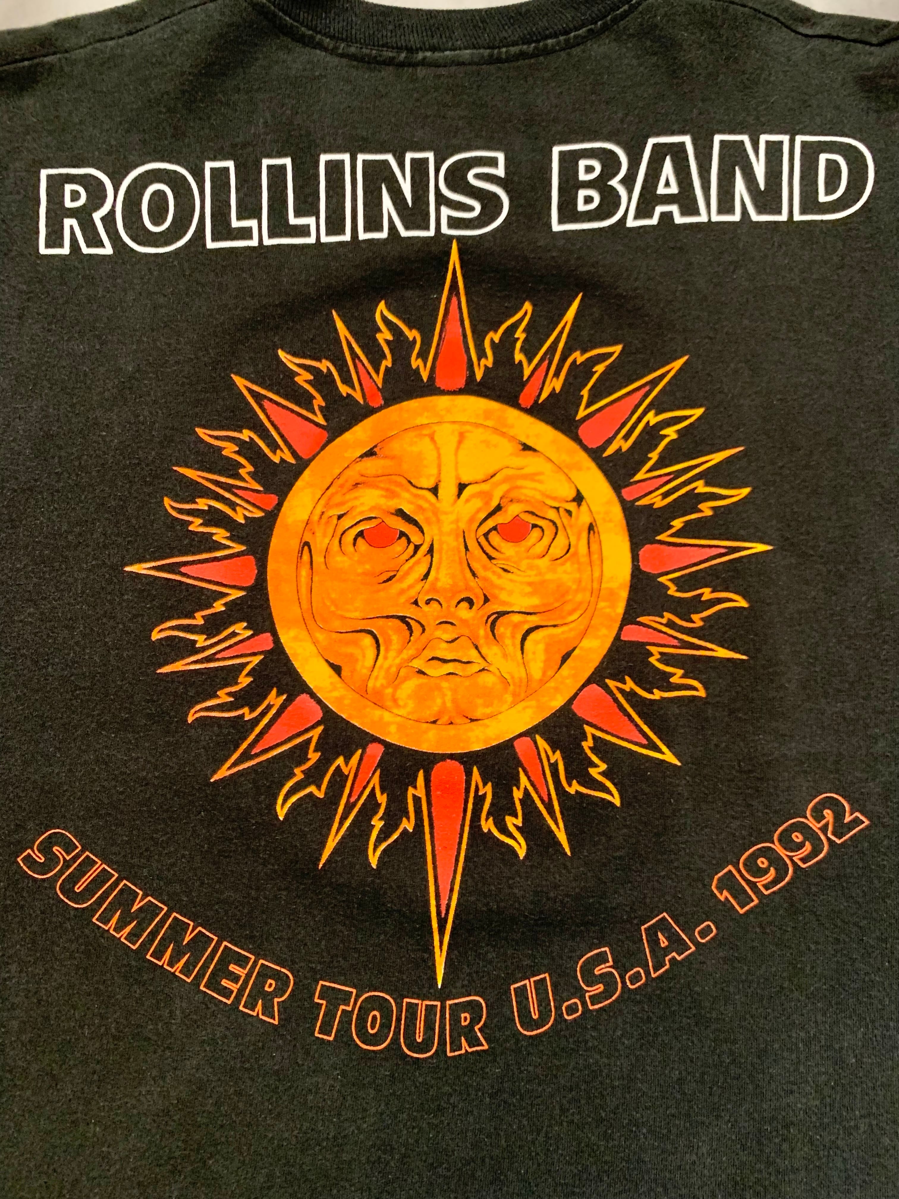 90's “ROLLINS BAND” Band Tee Made in USA | RENGA CLOTHING STORE