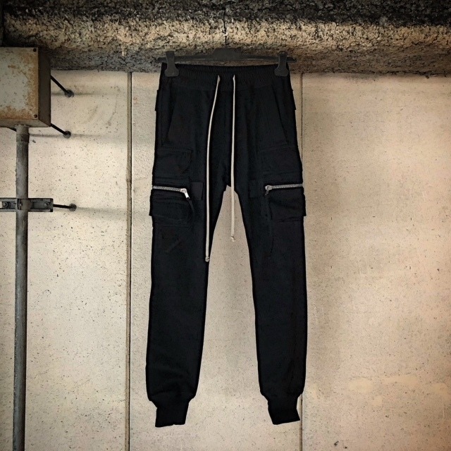 Rick Owens side pocket sweat pants - メイン画像