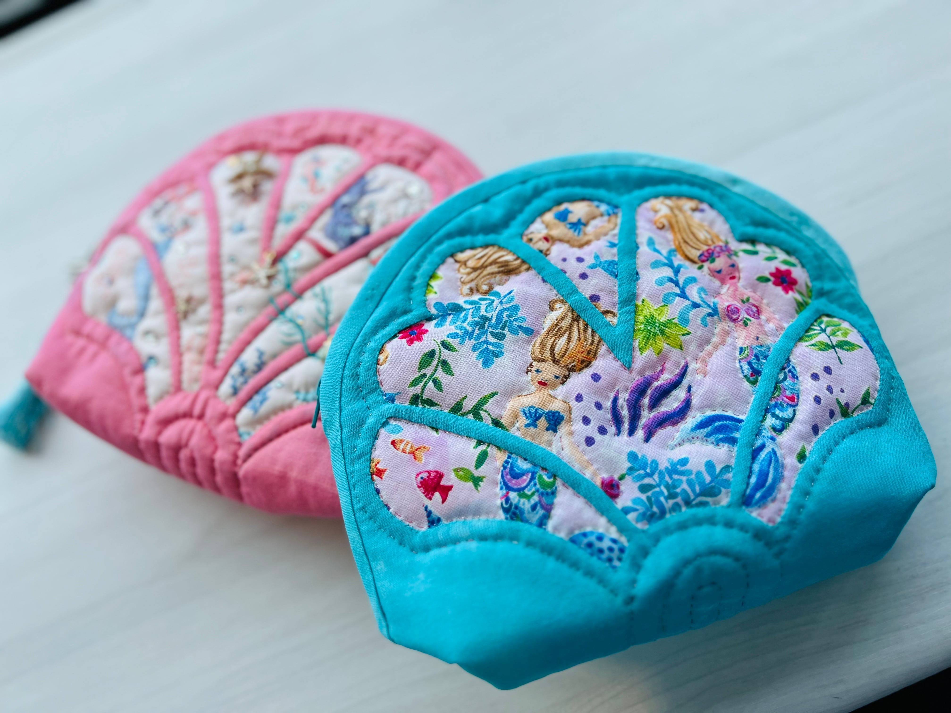 マーメイドポーチ エメラルド オンライン限定 | ハワイアンキルト