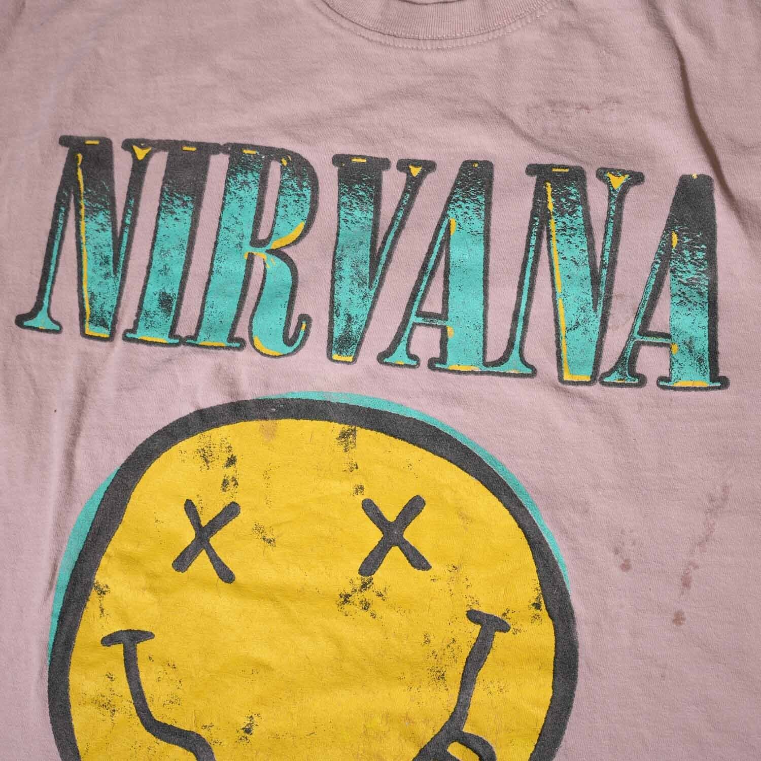 NIRVANA ニルヴァーナ オフィシャル バンドTシャツ L～XL 着丈69/身幅