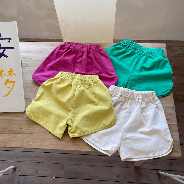 ご予約【ベビー・キッズ】カラー ショートパンツ