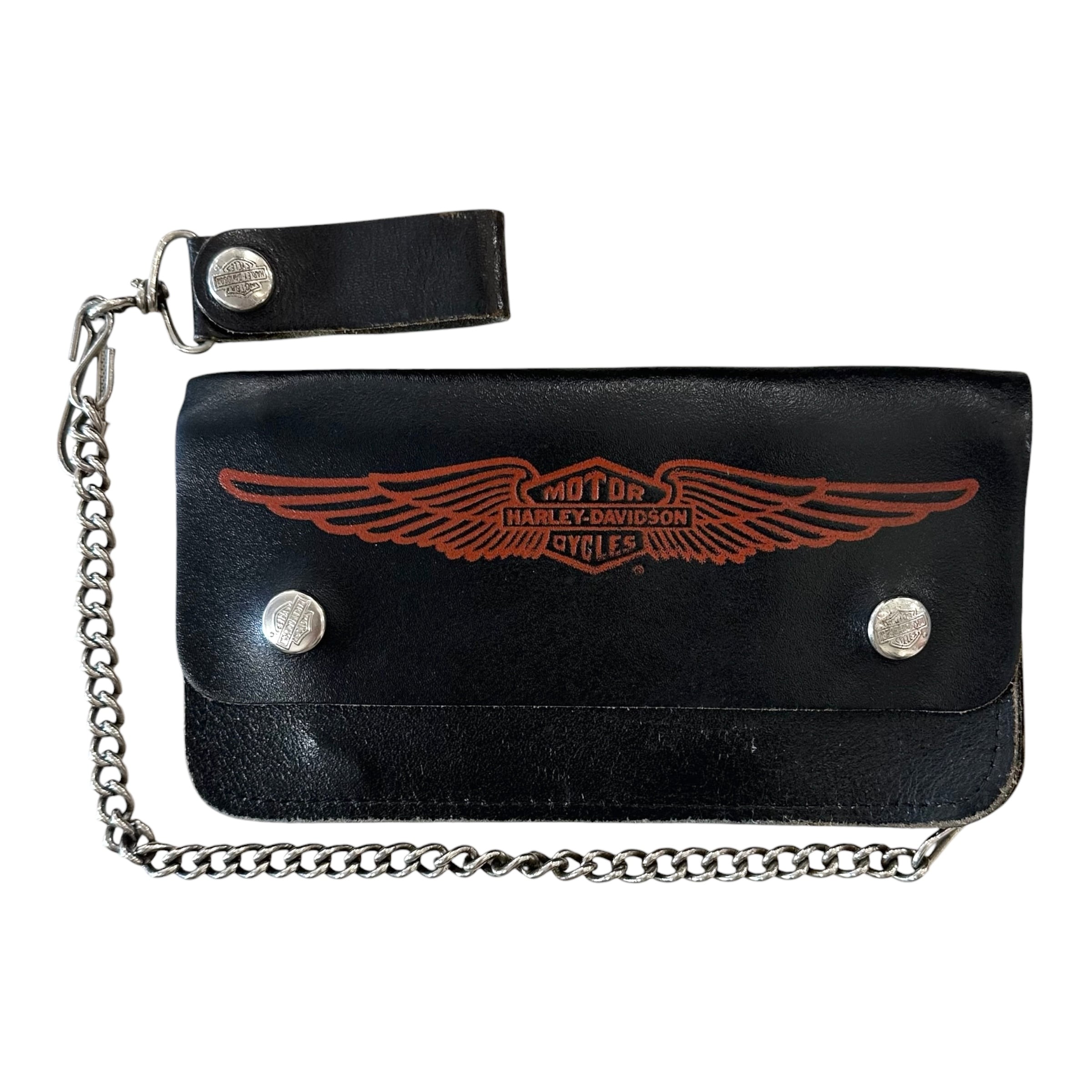 80s HARLEY DAVIDSON LEATHER WALLET | BerBerJin Yuhodo