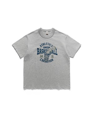 [EASTLOGUE] ATHLETICS BASKETBALL T-SHIRTS / MELANGE GREY 正規品 韓国ブランド 韓国ファッション 韓国代行 イーストローグ 日本 店舗