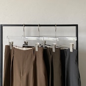【受注予約:11月上旬入荷予定】アーバンツイルハイウエストタックPT/ベージュ