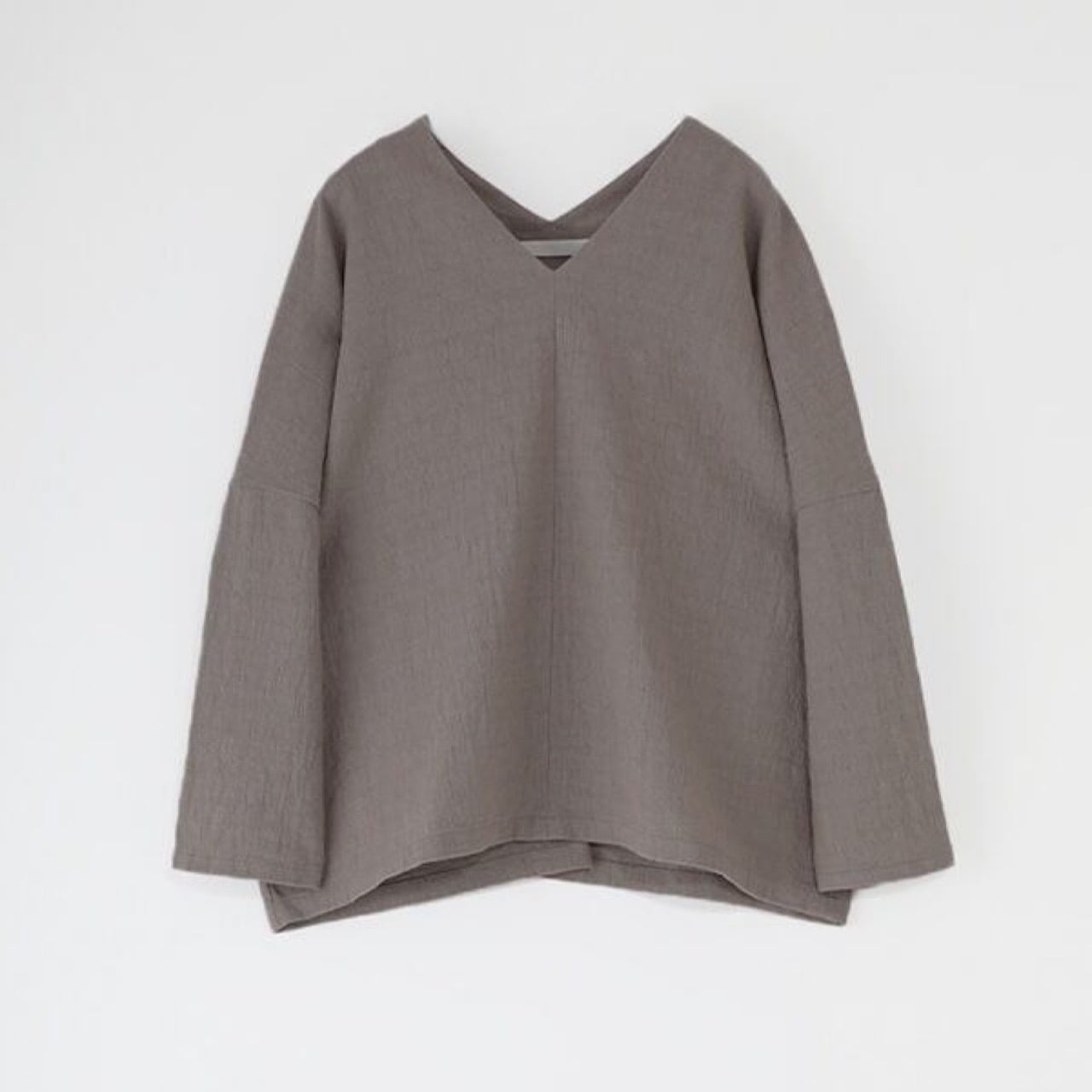 evam eva |linen cotton blouse (otter gray)