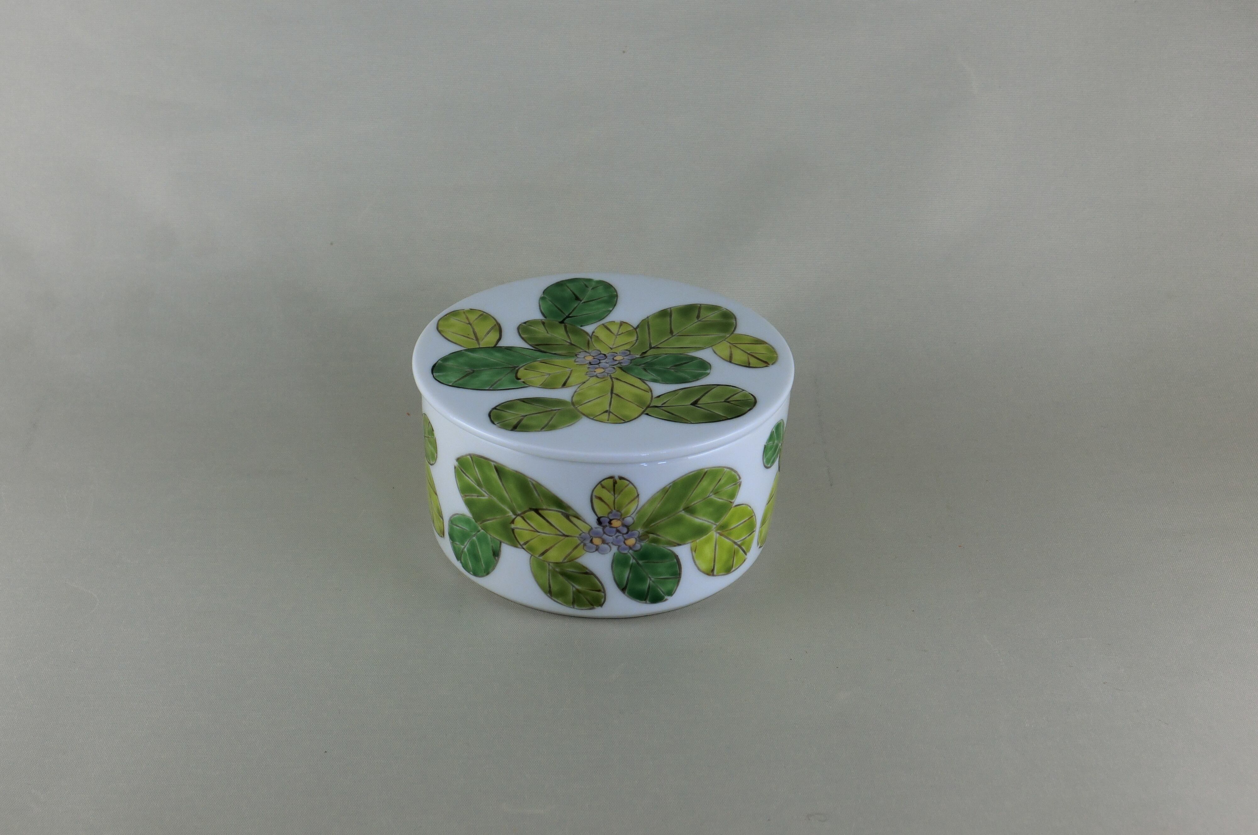 ミント　蓋物（しのえ工房）