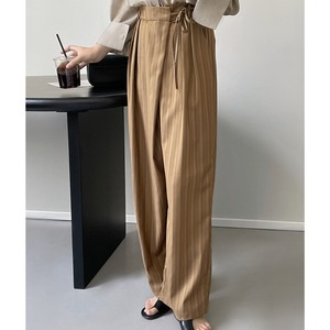 waist ribbon stripe pants N10241