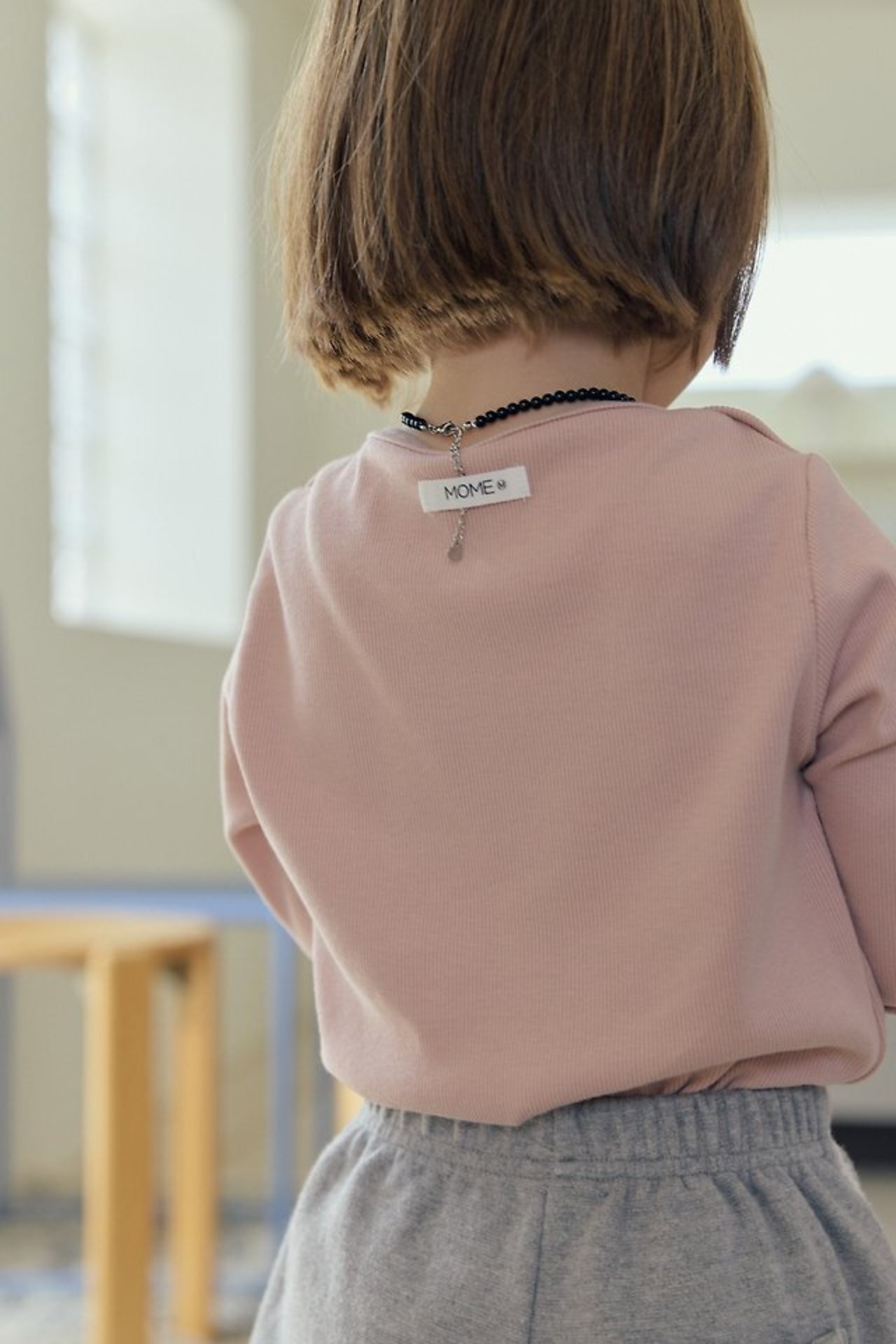韓国子供服 / 26Autumn / 〖取寄〗MOME / デイリーリブTシャツ / キッズ服 /ナチュラル服 / 秋服 *XS~XL*