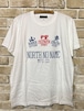 【NORTH NO NAME 】"NNN MFG" Vintage Faded Tee. (WHITE) メンズTシャツ