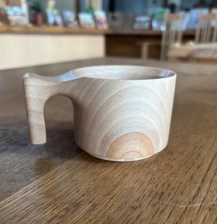 【☆小ぶりなマグカップ】木製マグカップ 桜