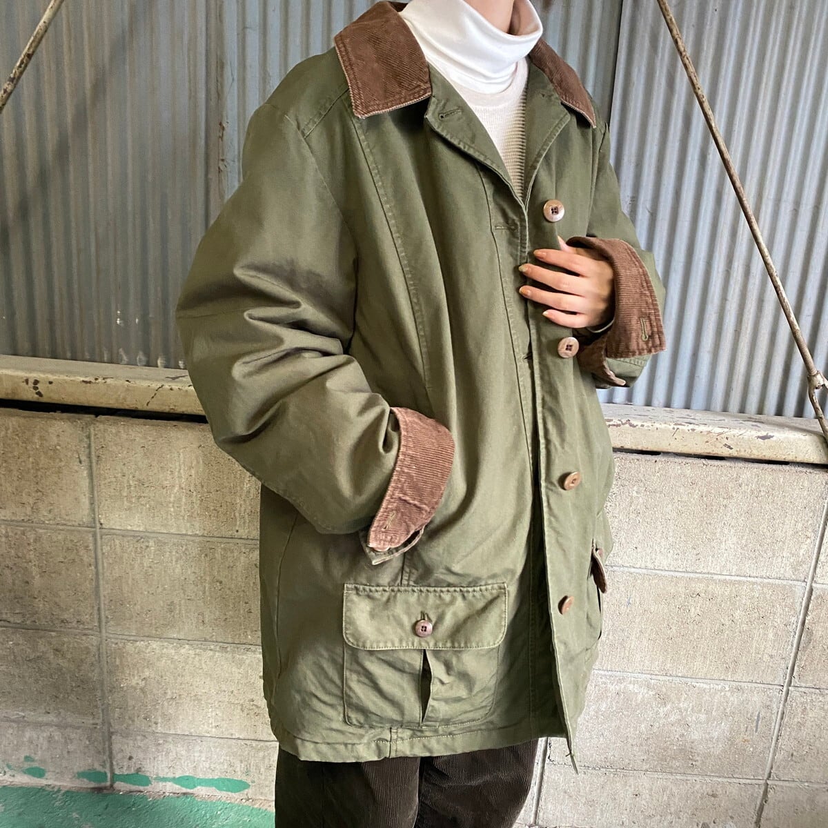 L.L.Bean エルエルビーン ハンティングジャケット レディースL メンズM 