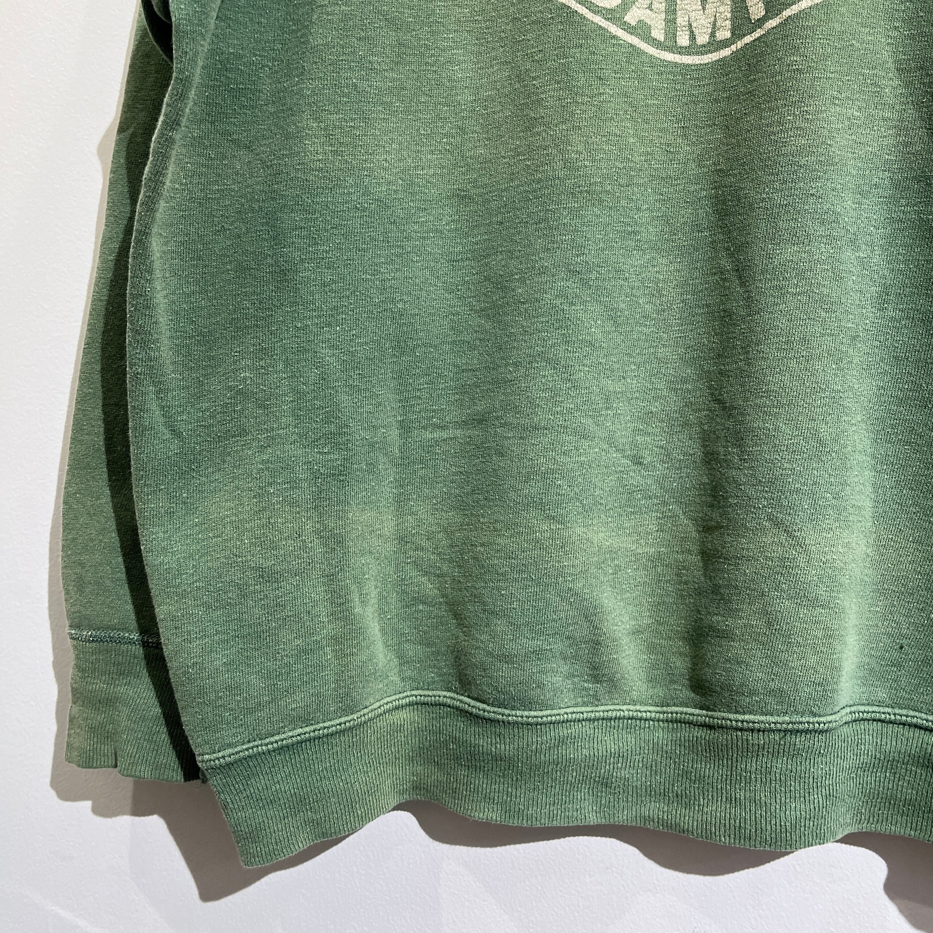 60s Print Sweat Shirt 60年代 プリント スウェット ビンスウェ 緑