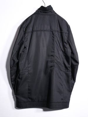 "HUGO BOSS" high- neck zip-up coat jacket