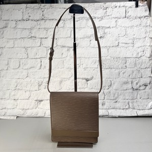 LOUIS VUITTON ヴィトン エピ ビアリッツ レザー ショルダーバッグ グレー A-13538