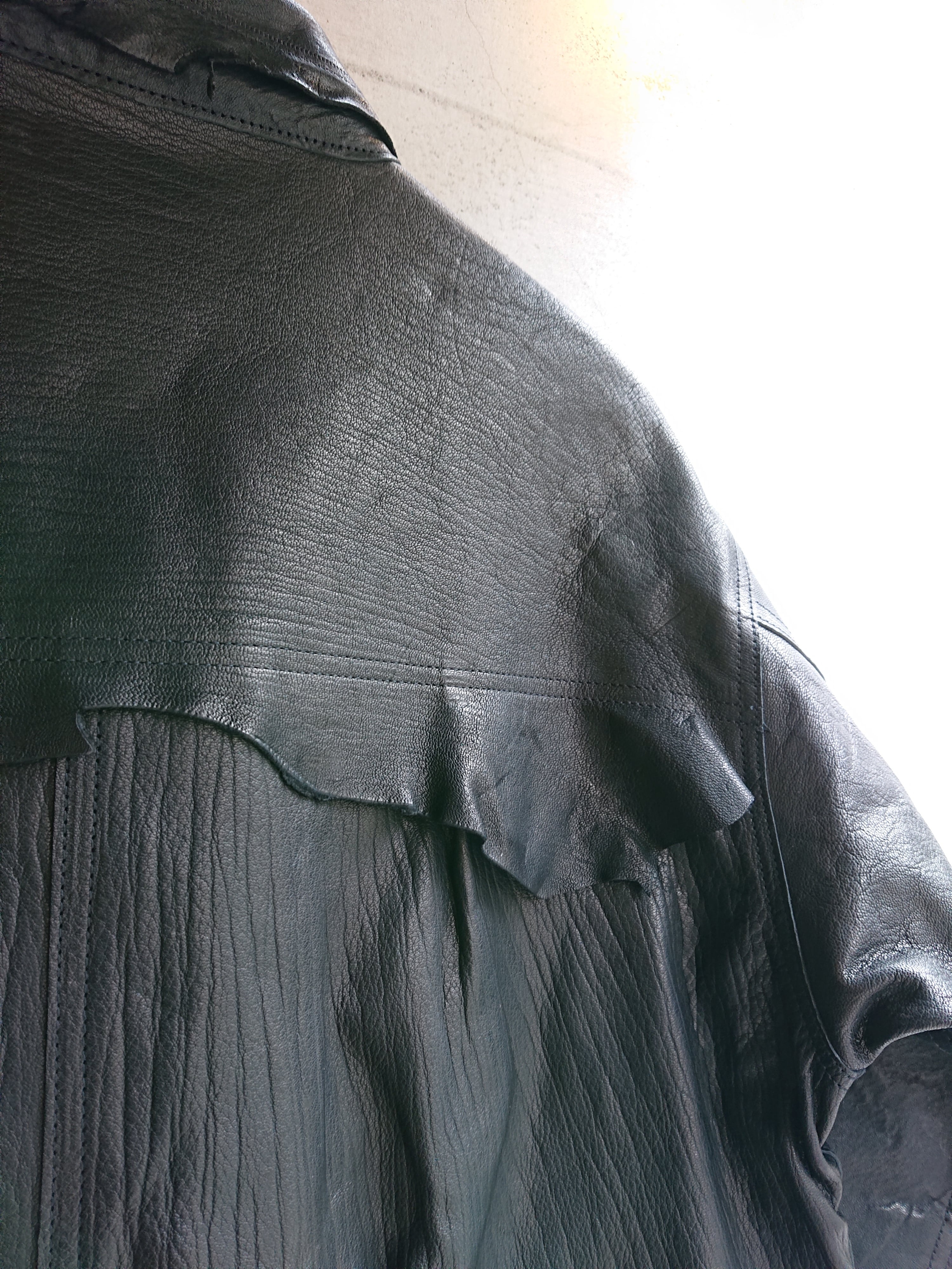 GOODKARMA DEVELOPMENT. Leather Blouse 
