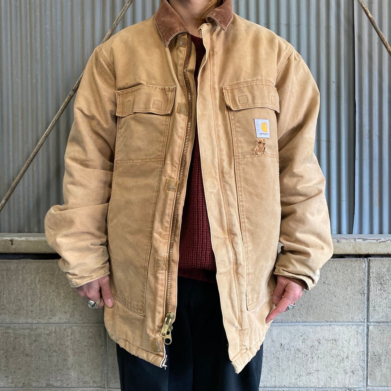 Carhartt カーハート トラディショナルコート メンズXL相当 古着  