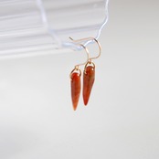 カジュアルにも綺麗めにも合わせやすい翡翠ピアス！K10YG A貨翡翠 jd_mm1109_D