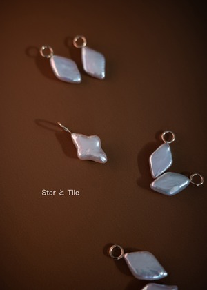 Charm -White Star Pearl-