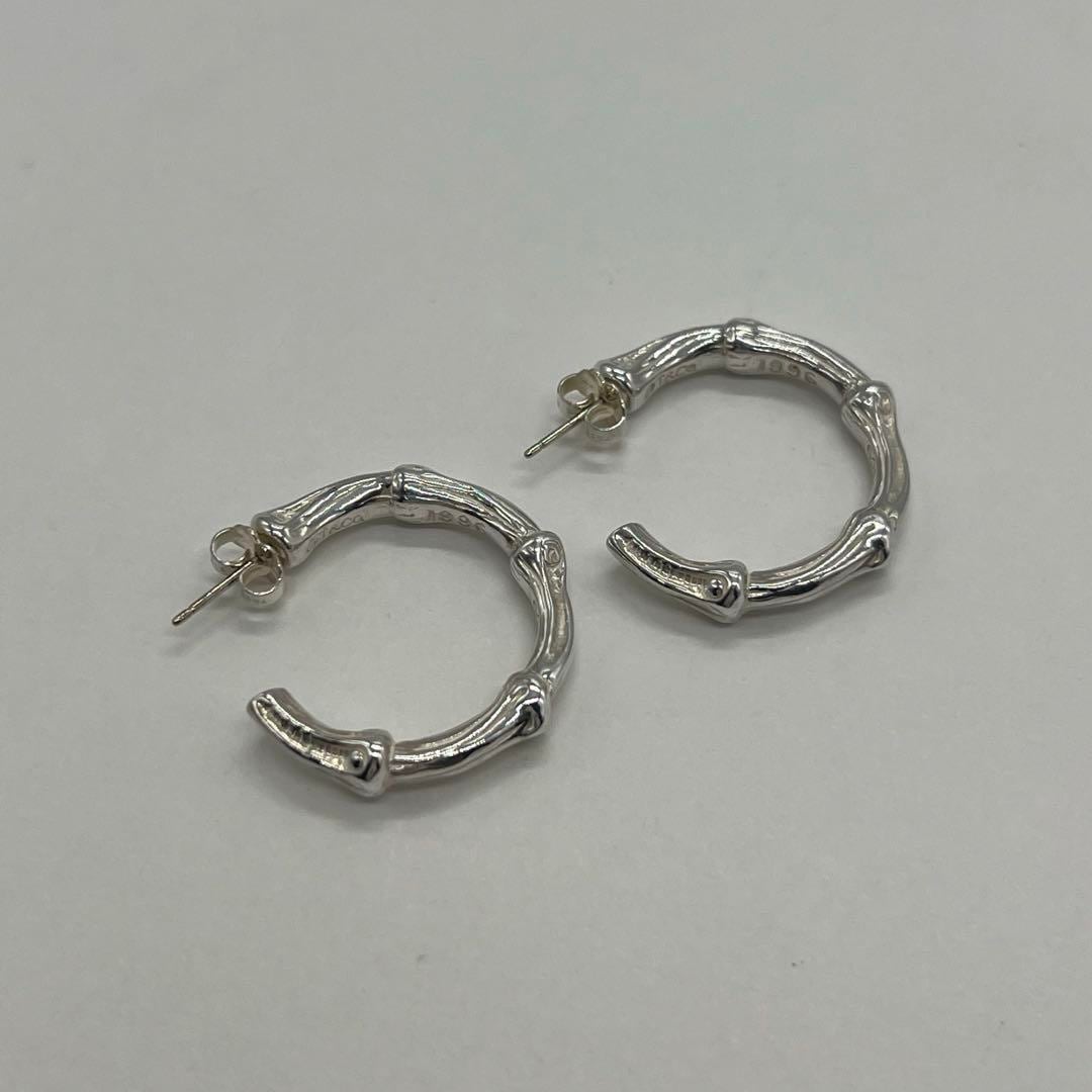 ティファニー TIFFANY バンブーフープ ピアス ラージサイズ SV925