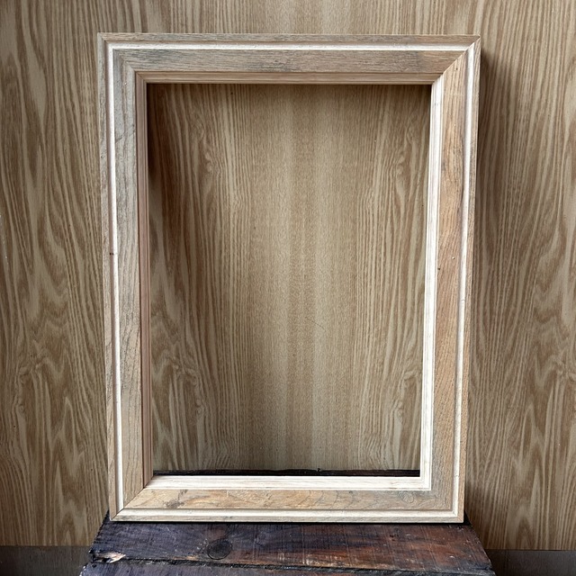 【A3】装飾を施したシンプル古材フレーム(421 x 298) No.25-0083