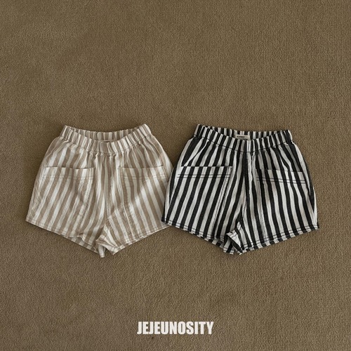 【予約】JEJEUNOSITY ストライプショートパンツ