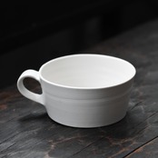 齊藤十郎　スープカップ　白