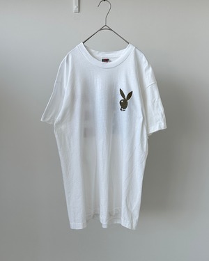 -PLAY BOY- Vintage 90s L Print T-Shirt made in USA