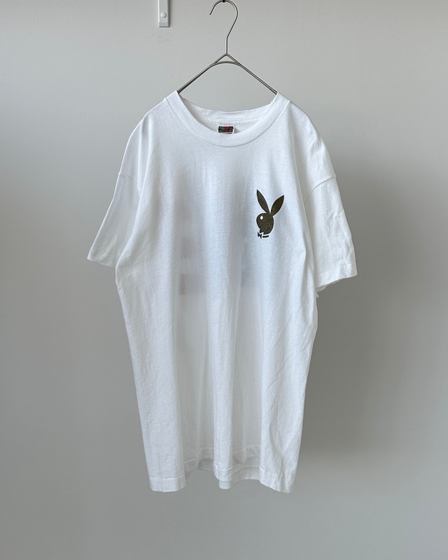 -PLAY BOY- Vintage 90s L Print T-Shirt made in USA