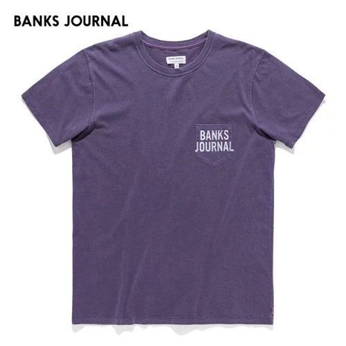 BANKS JOURNAL (バンクスジャーナル) SHORES Tシャツ GRAPE(グレープ) SMTS0104