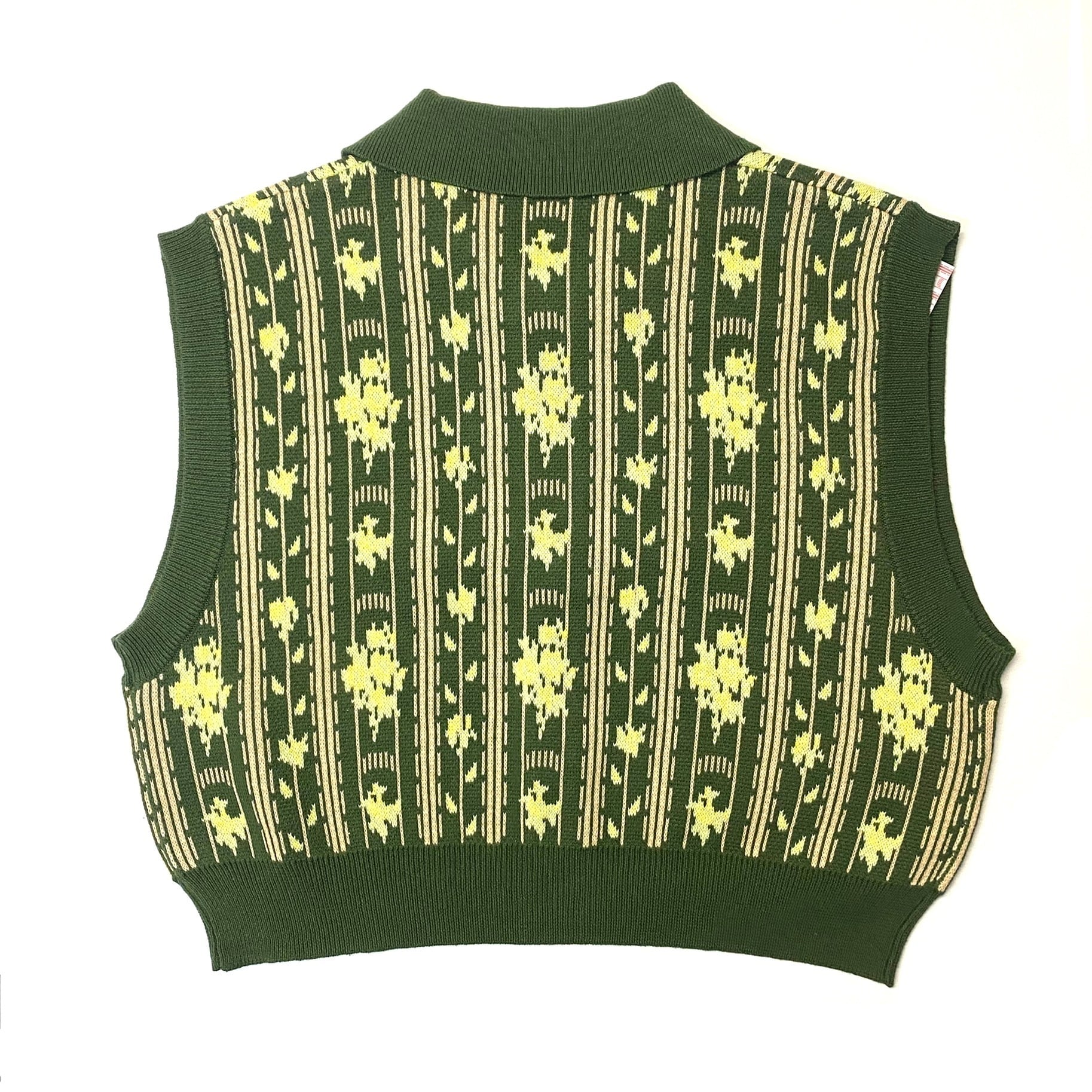 先行予約 【TTT_MSW 22SS】Flower Jacquard Knit Vest メンズ ...