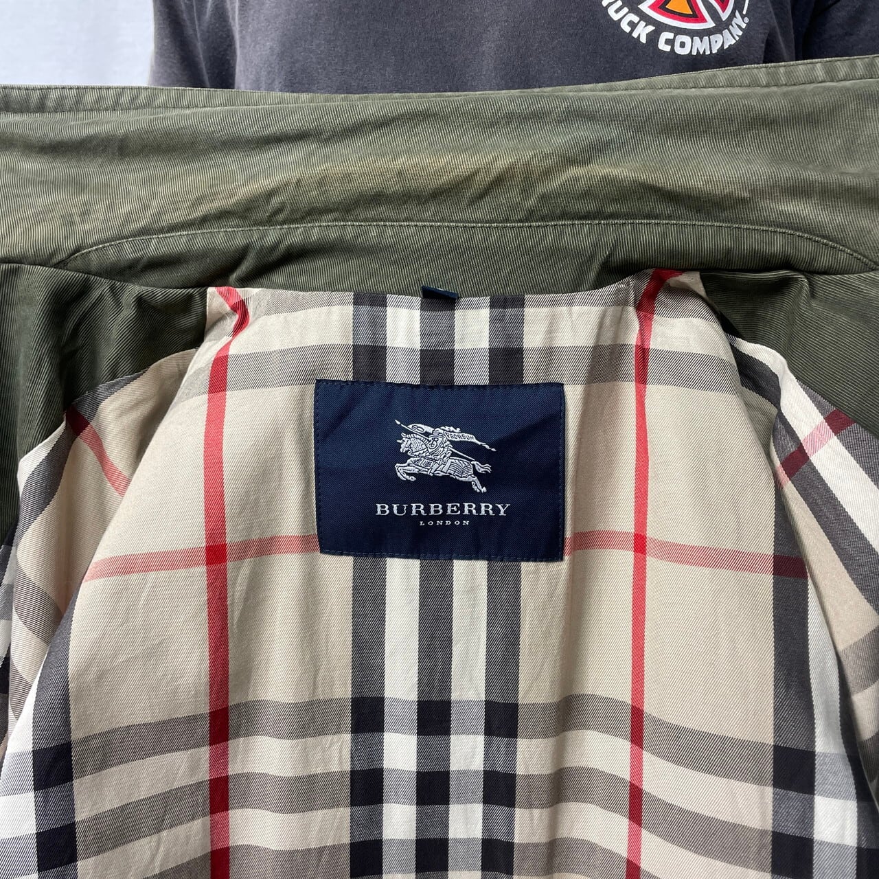 BURBERRY LONDON バーバリー コットンツイル ハンティングジャケット