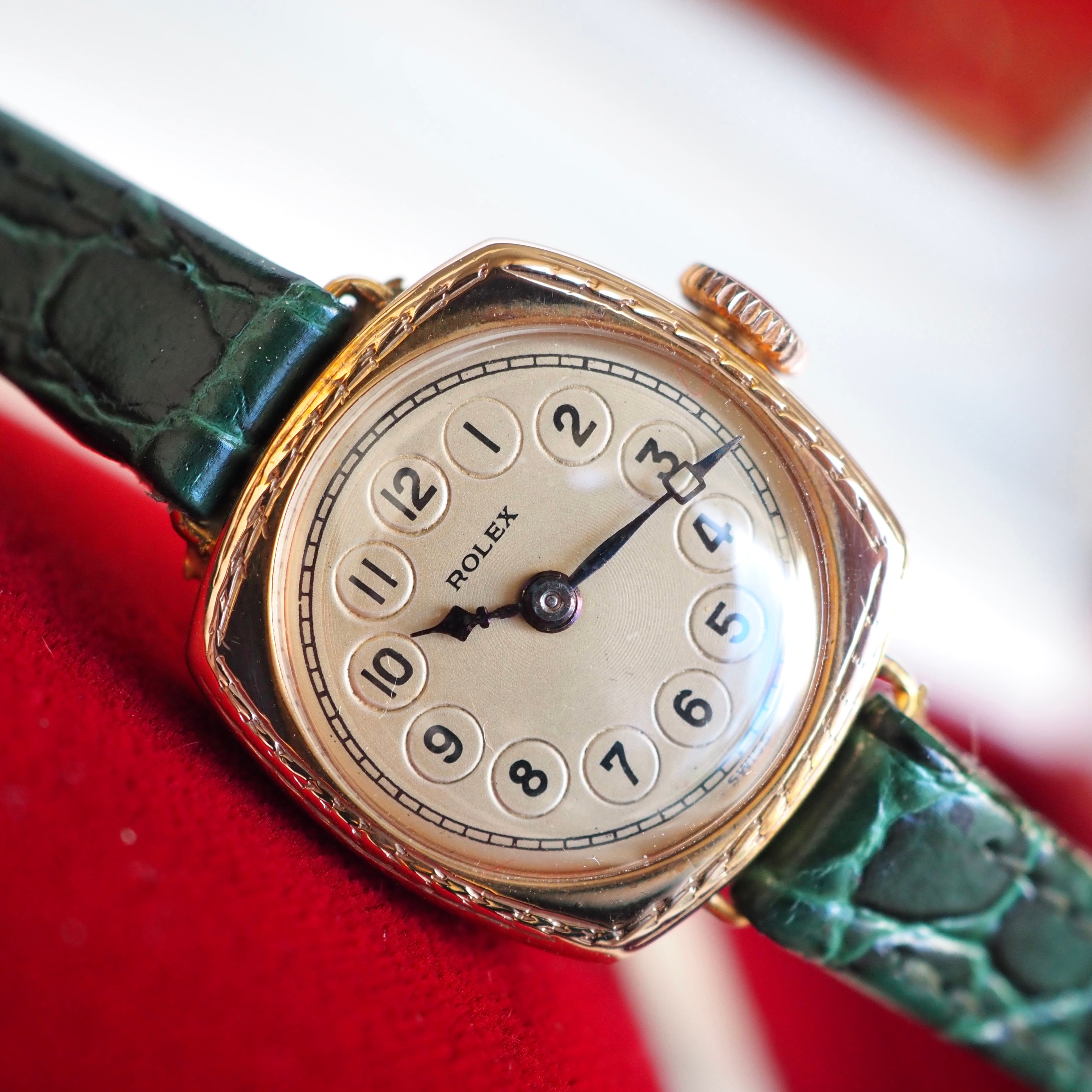 OH済 ROLEX ロレックス テレフォンダイアル 金無垢 1930年代