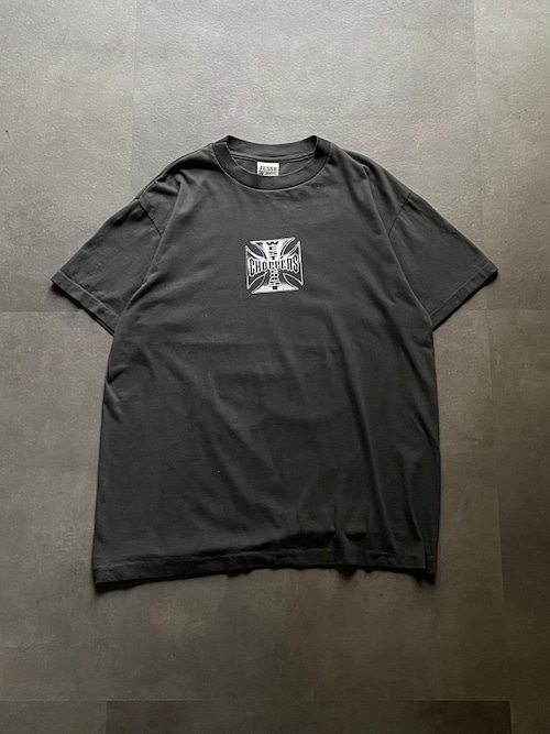 WEST COAST CHOPPERS マルタクロス ロゴ Tシャツ ウエストコーストチョッパーズ L ブラック