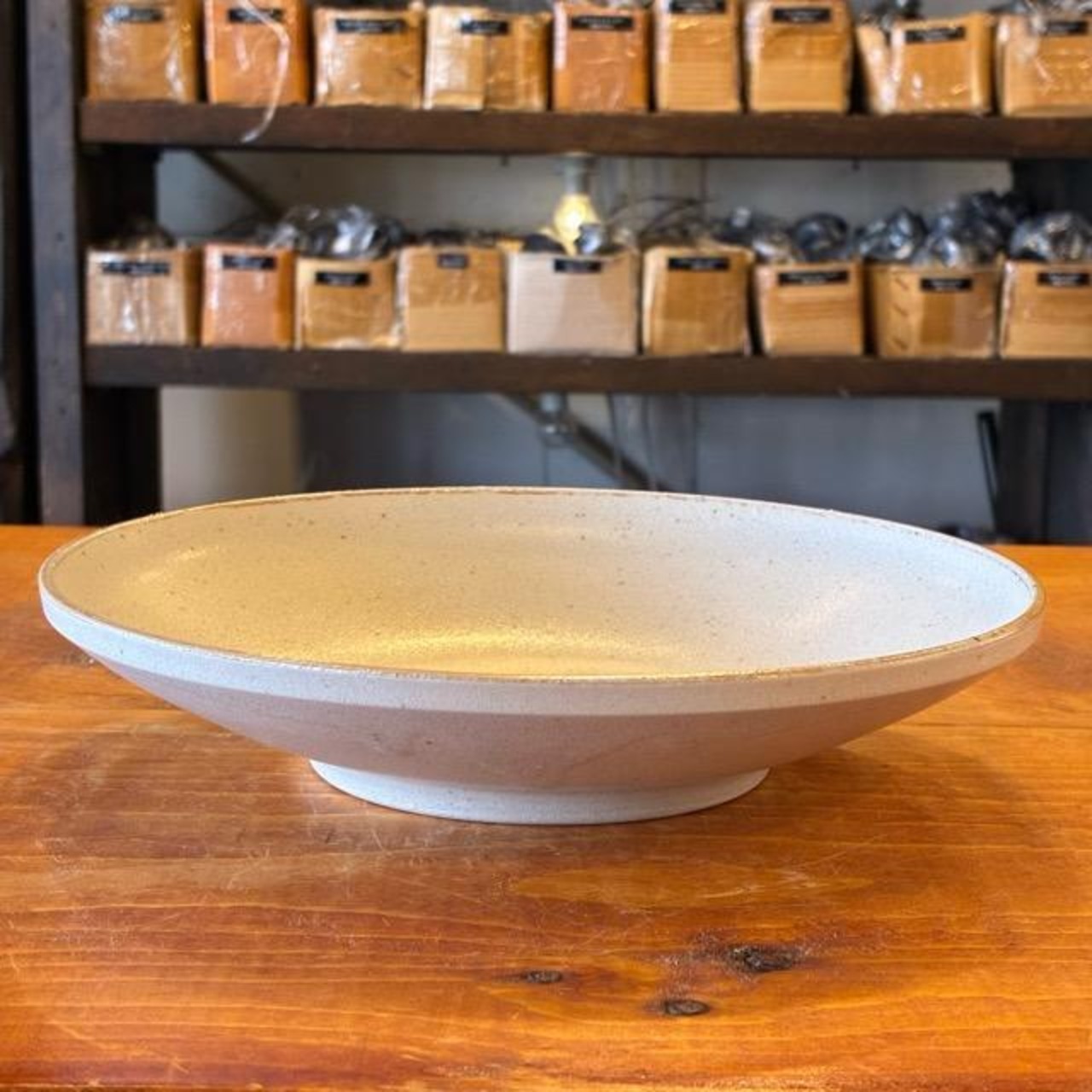Mino ware PLAIN Deep plate 21cm 3 colors: White, Mint, Lemon. Stackable. Microwave and dishwasher safe.