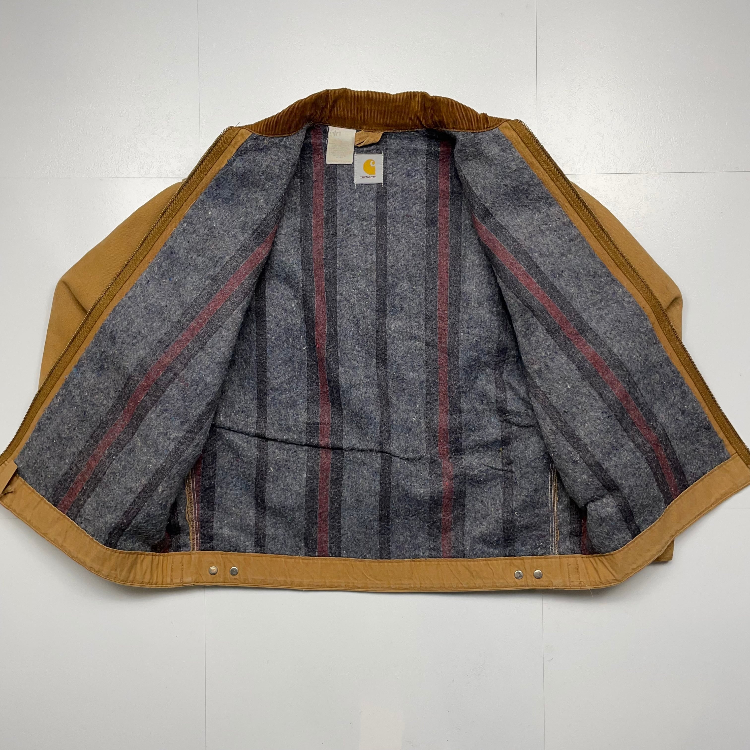 80s Carhartt カーハートデトロイトジャケットUSA製M M》 Carhartt カーハート デトロイトジャケット ダック