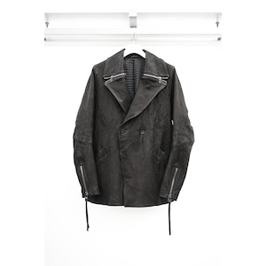 [D.HYGEN] (ディーハイゲン) ST105-0323A Japan Calf Leather P-Coat