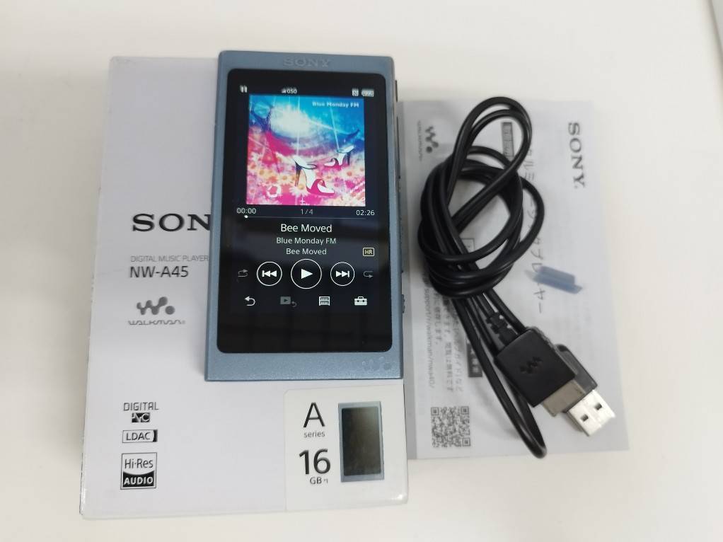 美品】状態良品 SONYウォークマンAシリーズNW-A45 ブルー色 【公式通販】