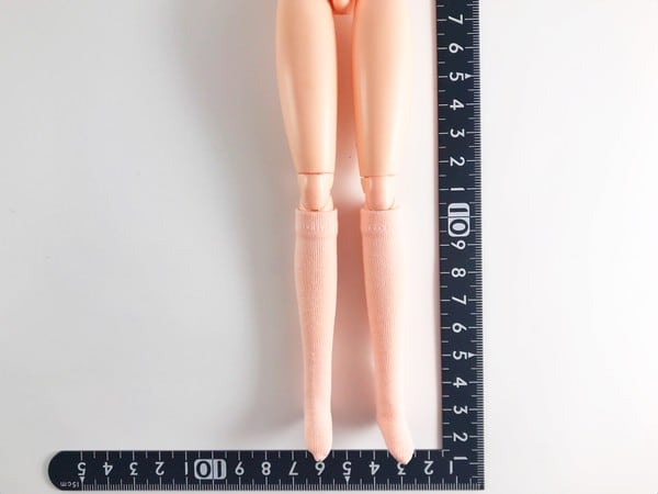 ドールアクセサリ 1/6 女性用 靴下 ストッキング 薄橙2 TKDG23G87-2 - 画像1