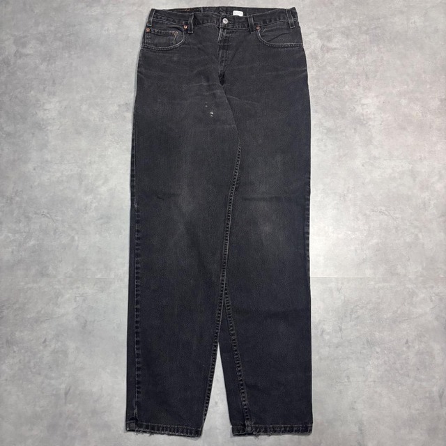 リーバイス560 W36 ブラックデニム 古着 黒 00s USA製 16893
