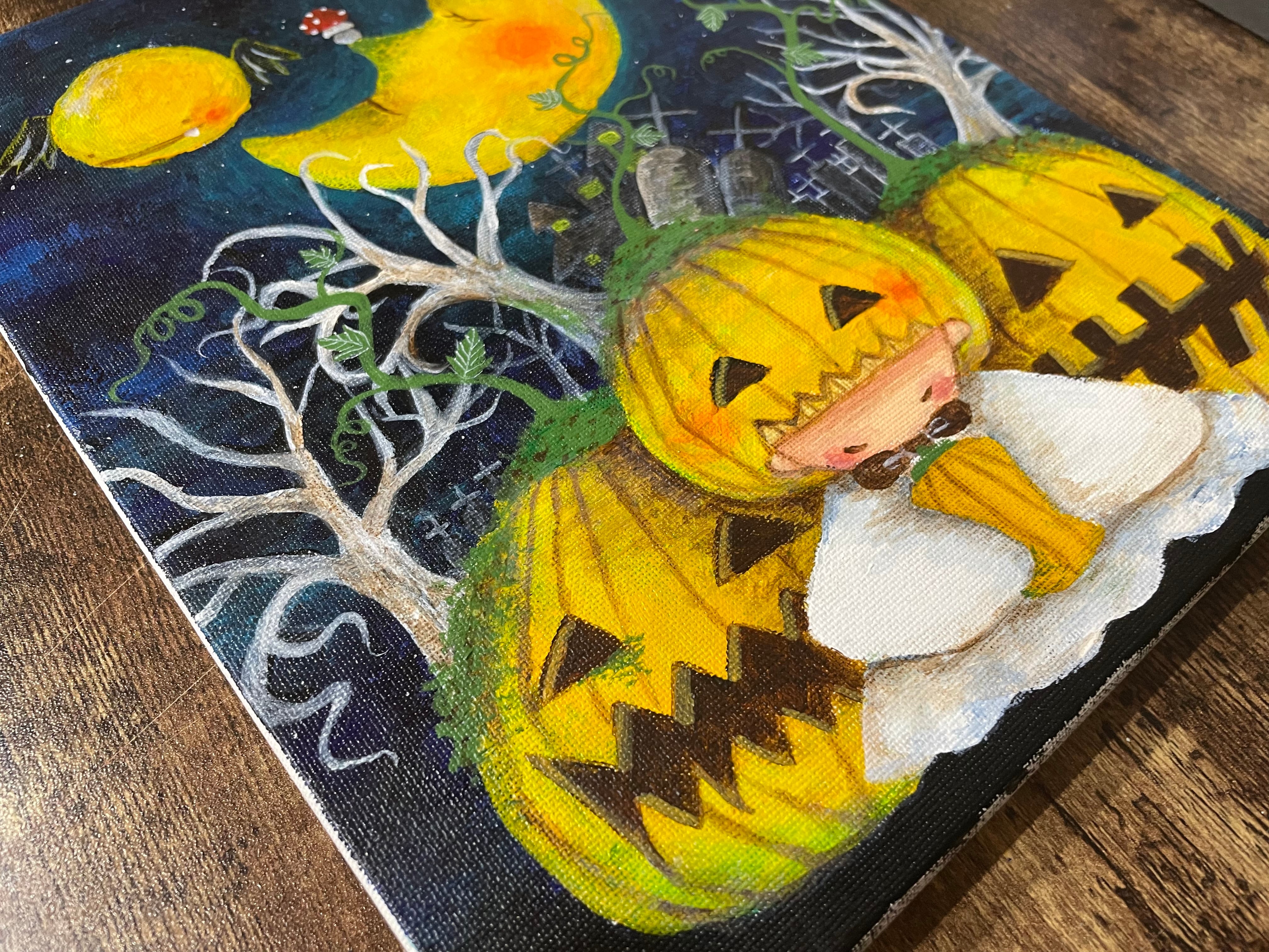 ハロウィン2023 アクリル画 | yushionmanma