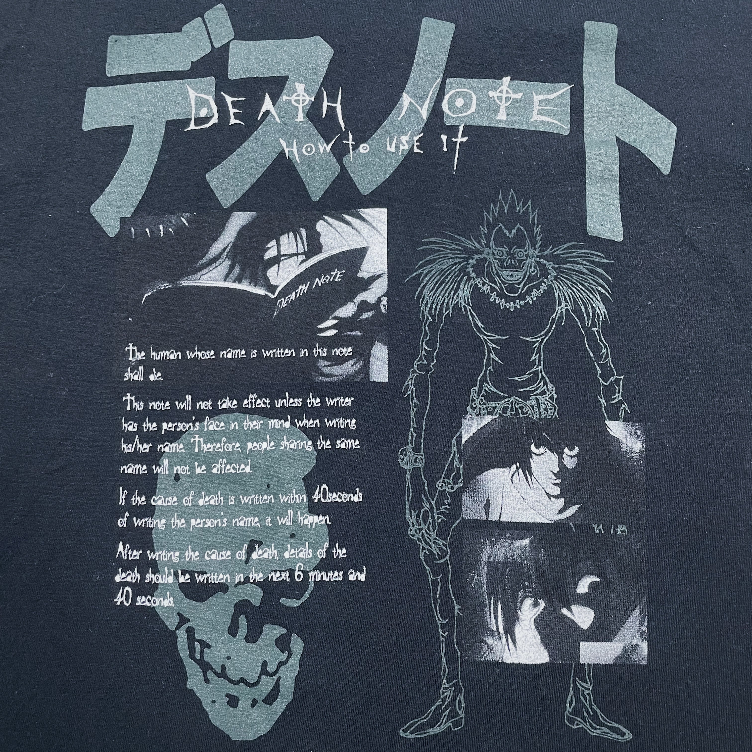 00s DEATH NOTE “このノートに名前を書かれた人間は死にます” | Avalon