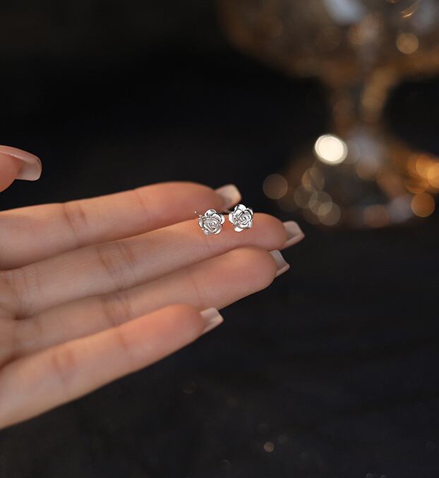 K18鏡面仕上げ ピアス シルバー999 レディース アクセサリー | Daimaruya