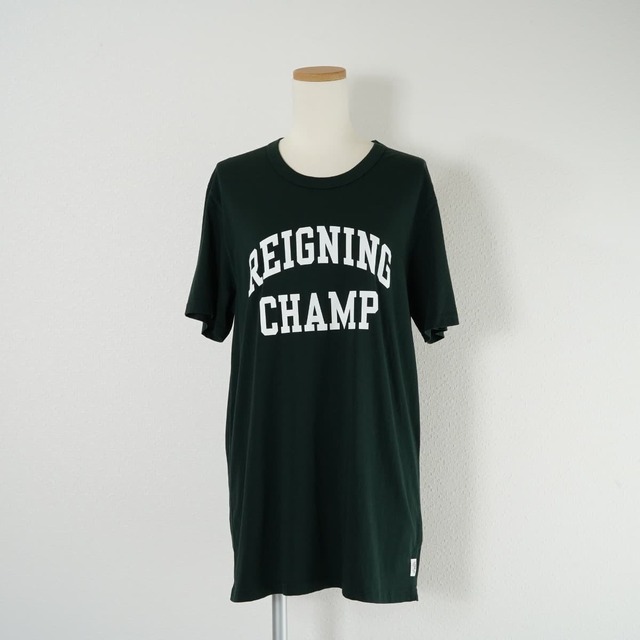 Deuxieme Classe ドゥーズィエムクラス REIGNINGCHAMP ロゴTシャツ トップス 半袖 グリーン