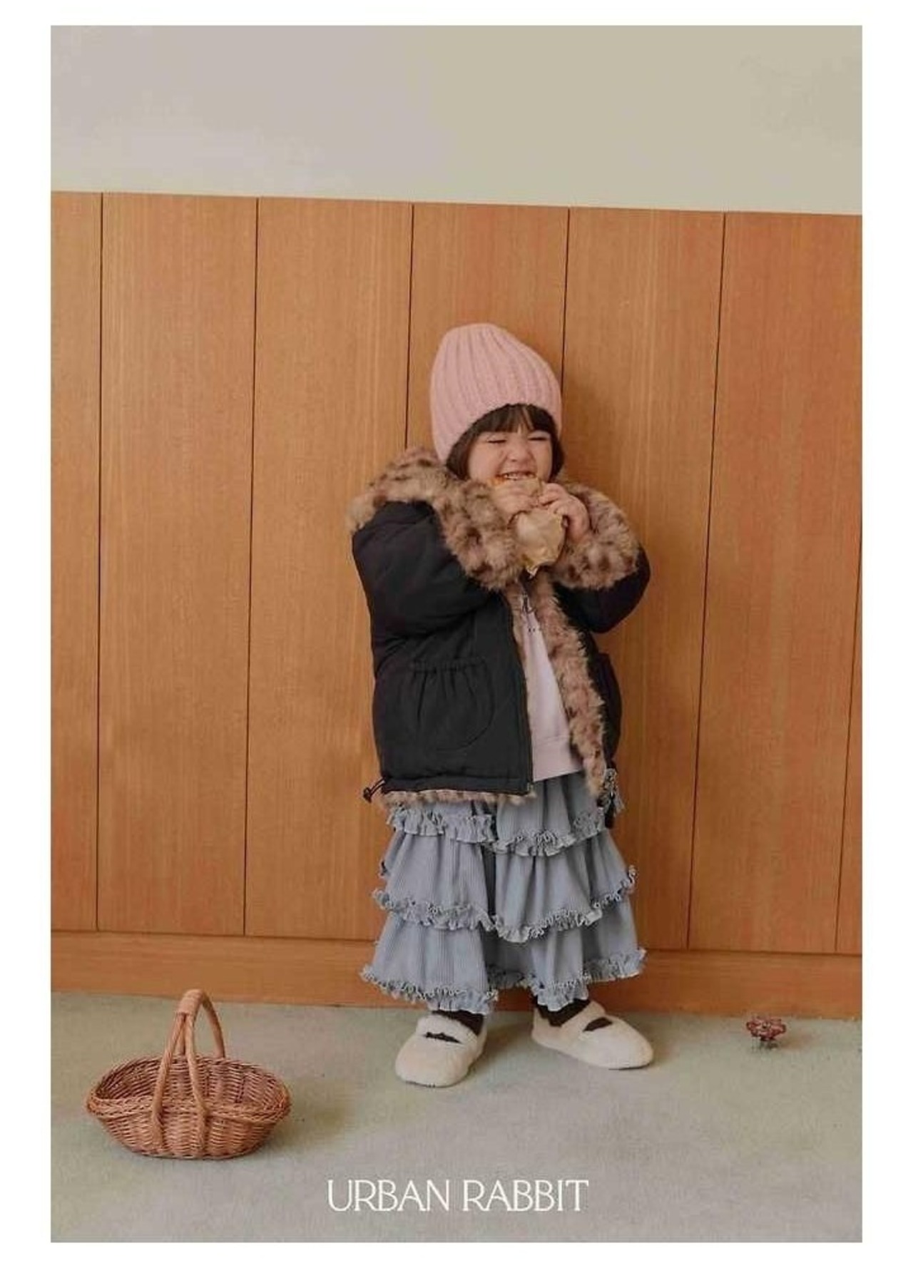 アーバンラビット / URBAN RABBIT / レオリバーシブルジャンパー / 韓国子供服 / キッズ / 26winter〖取寄〗*XS~XL*