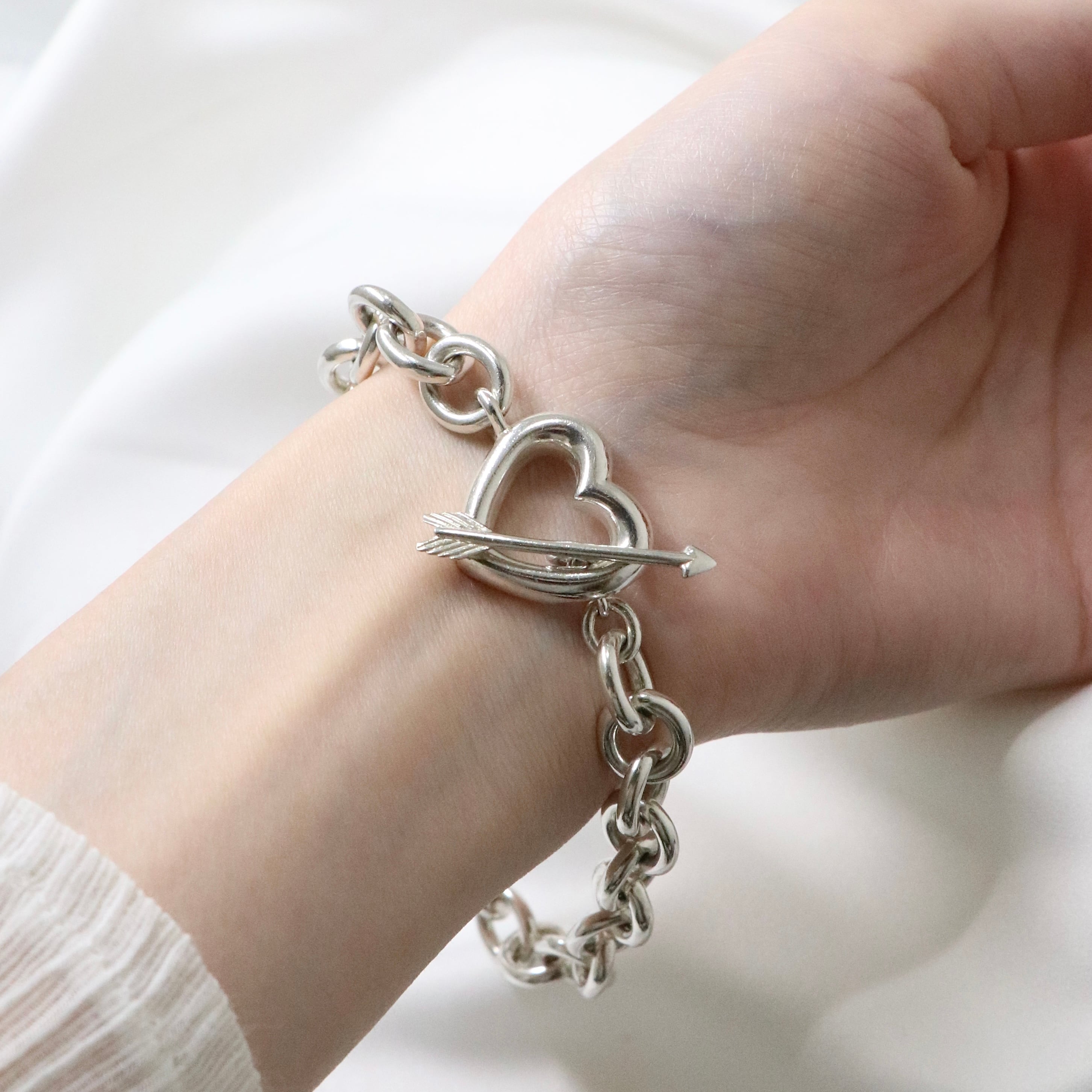 Tiffany&Co. ハートアロー トグル ブレスレット シルバー925 