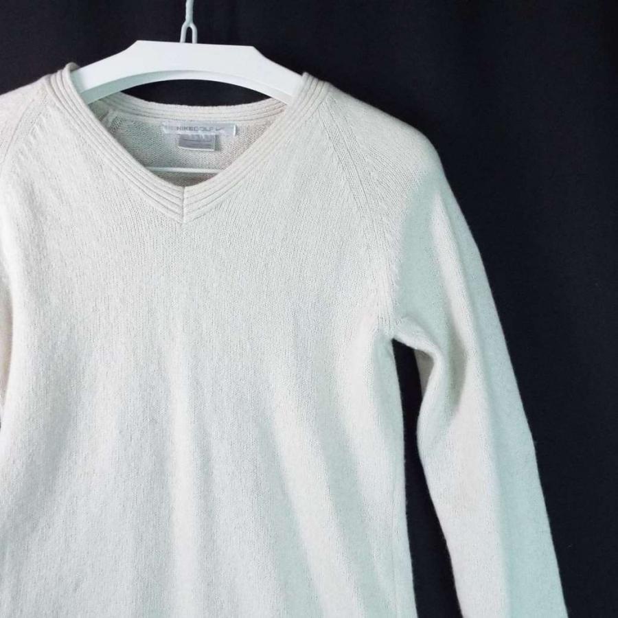 ナイキ ウール ニット Nike V neck グレー ブルー セーター ゴルフ ナイキ ウール ニット Nike V neck グレー ブルー セーター ゴルフ