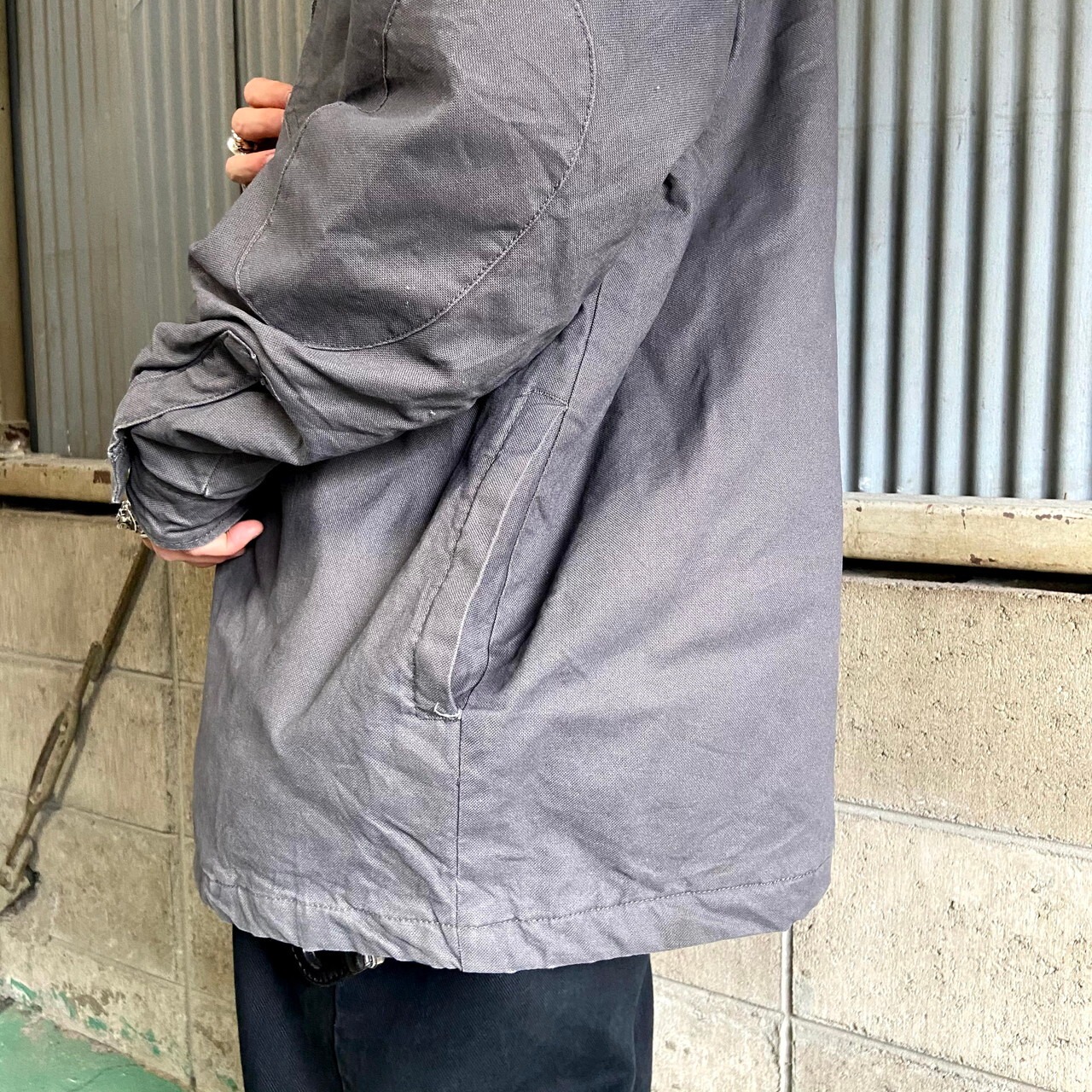 ビッグサイズ Dickies ディッキーズ ダック地 フード付き フェイク 