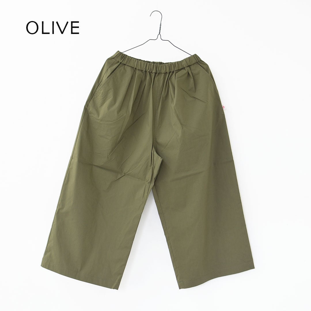 DANTON [ダントン] W CROPPED WIDE PANTS [DT-E0295CBD] クロップ